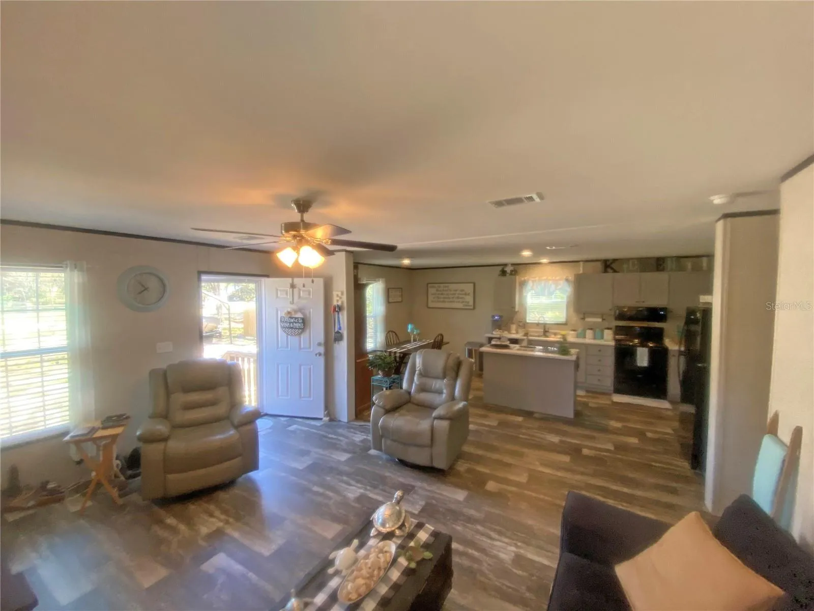 Living Room looking into Kitchen