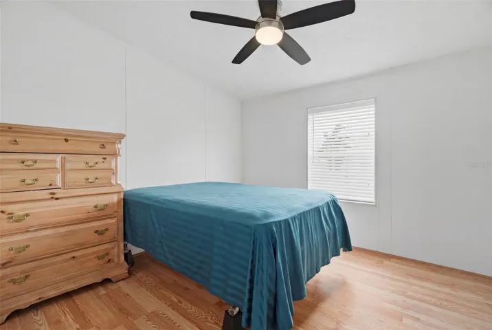 Spacious guest bedroom