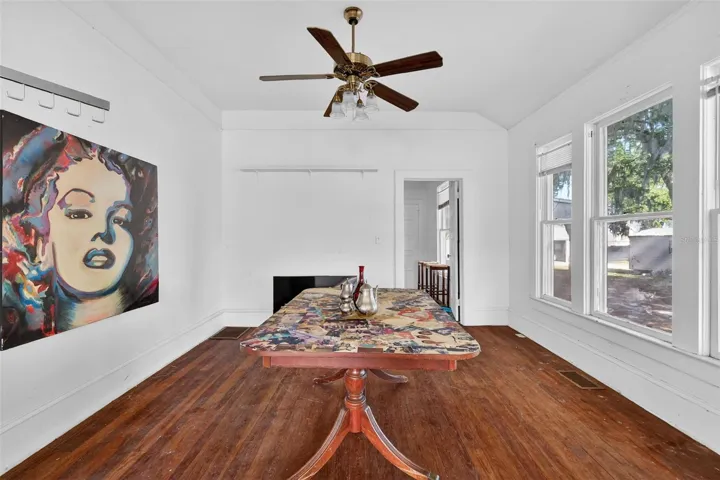 dining room open to living room