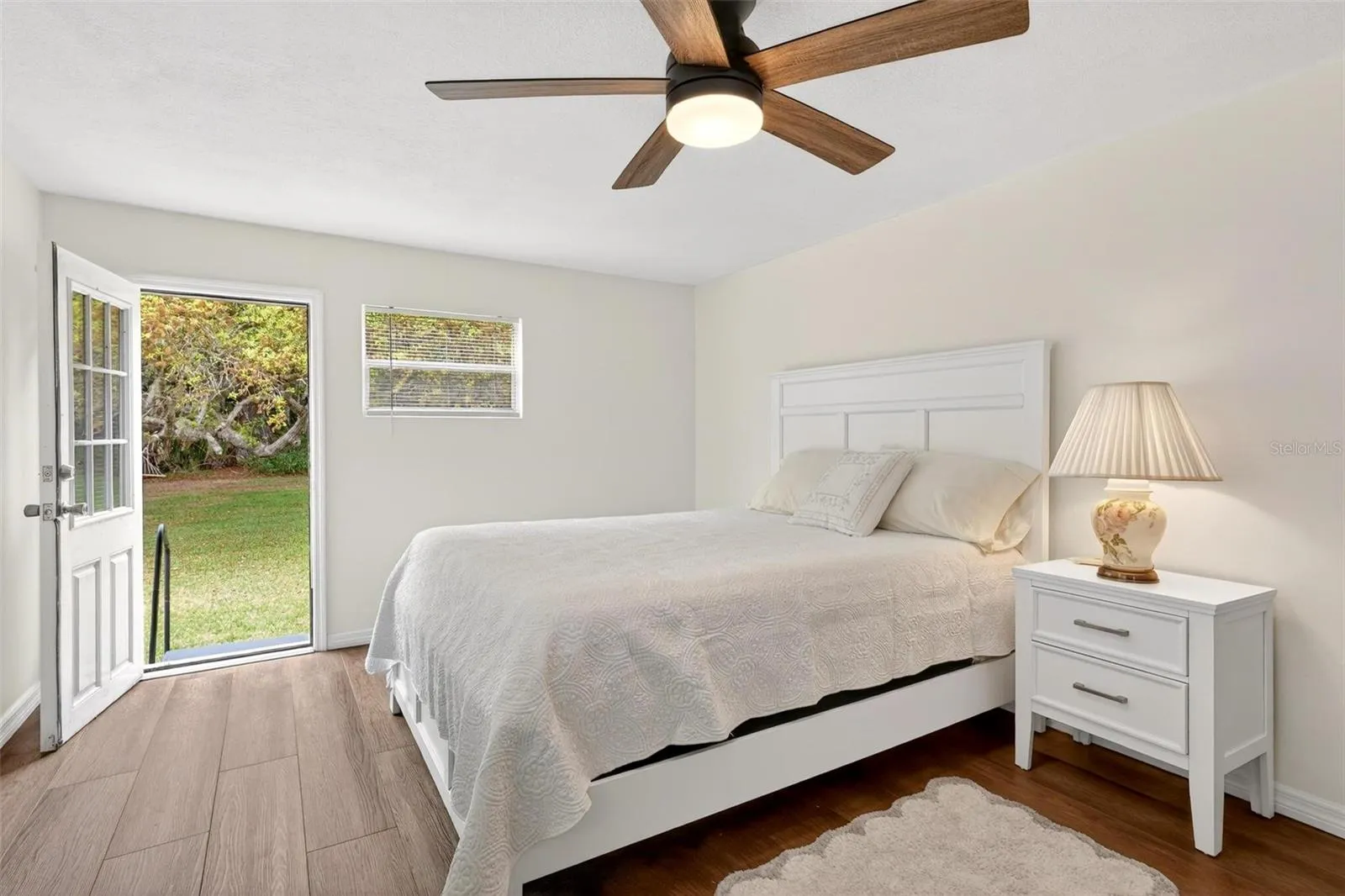 Master bedroom backyard access