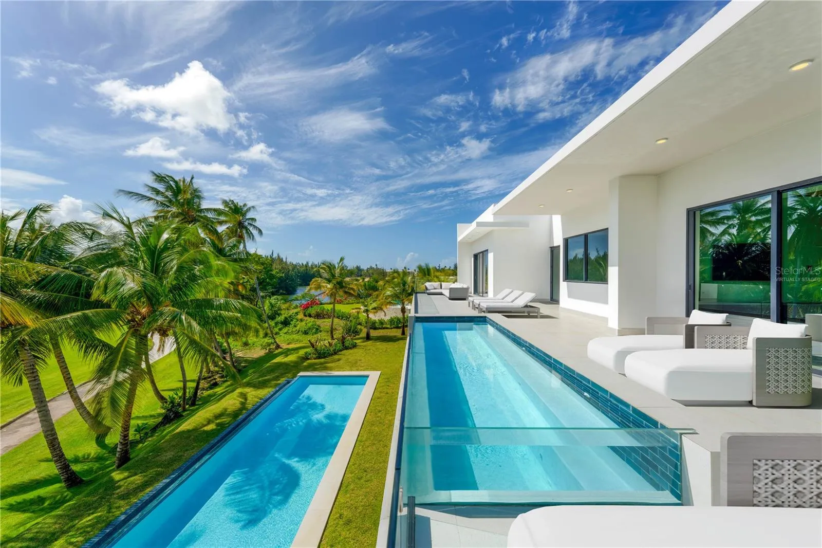 Terrace - This image has been virtually staged and does not reflect the current state of the property.