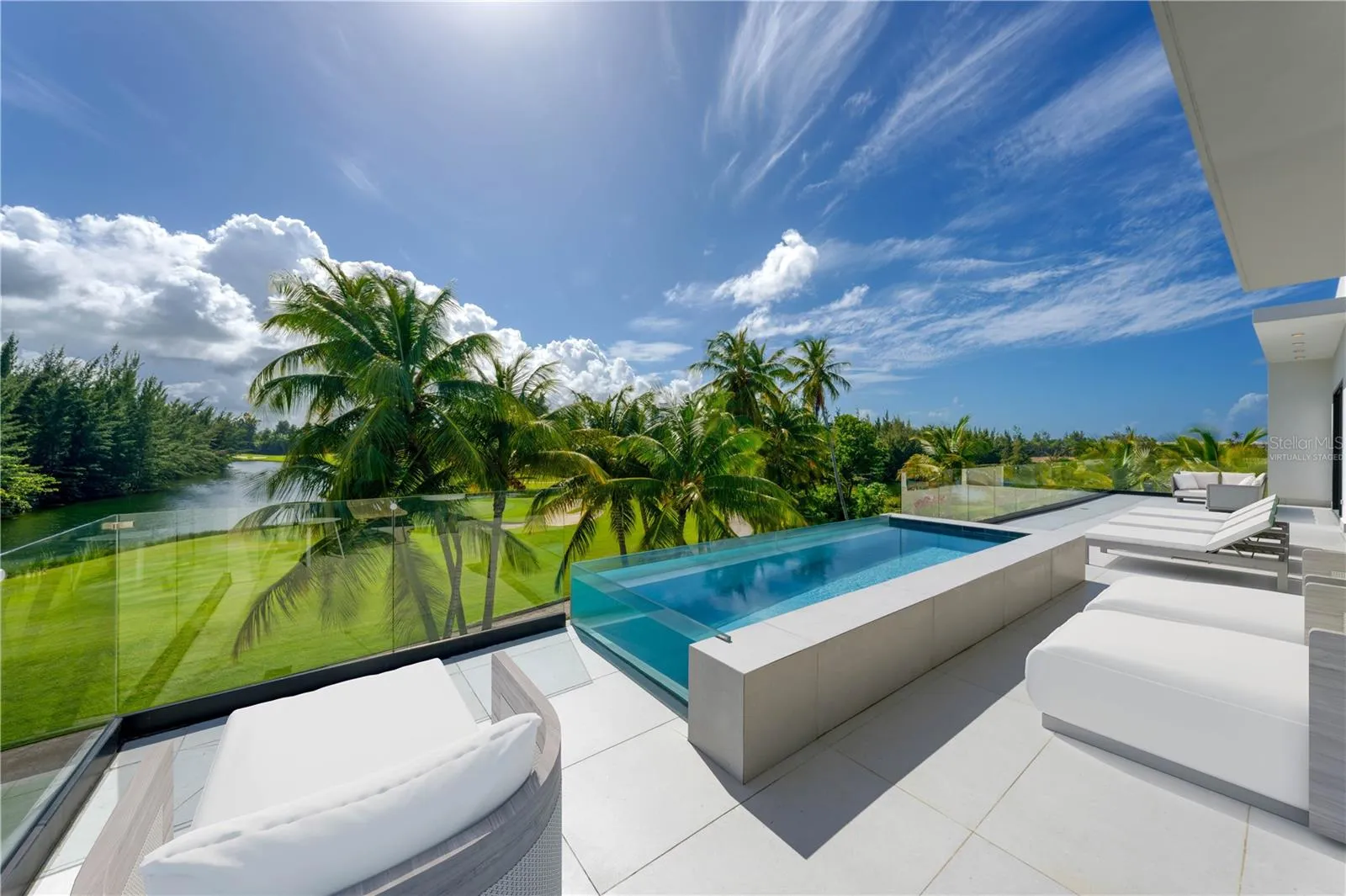 Terrace - This image has been virtually staged and does not reflect the current state of the property.