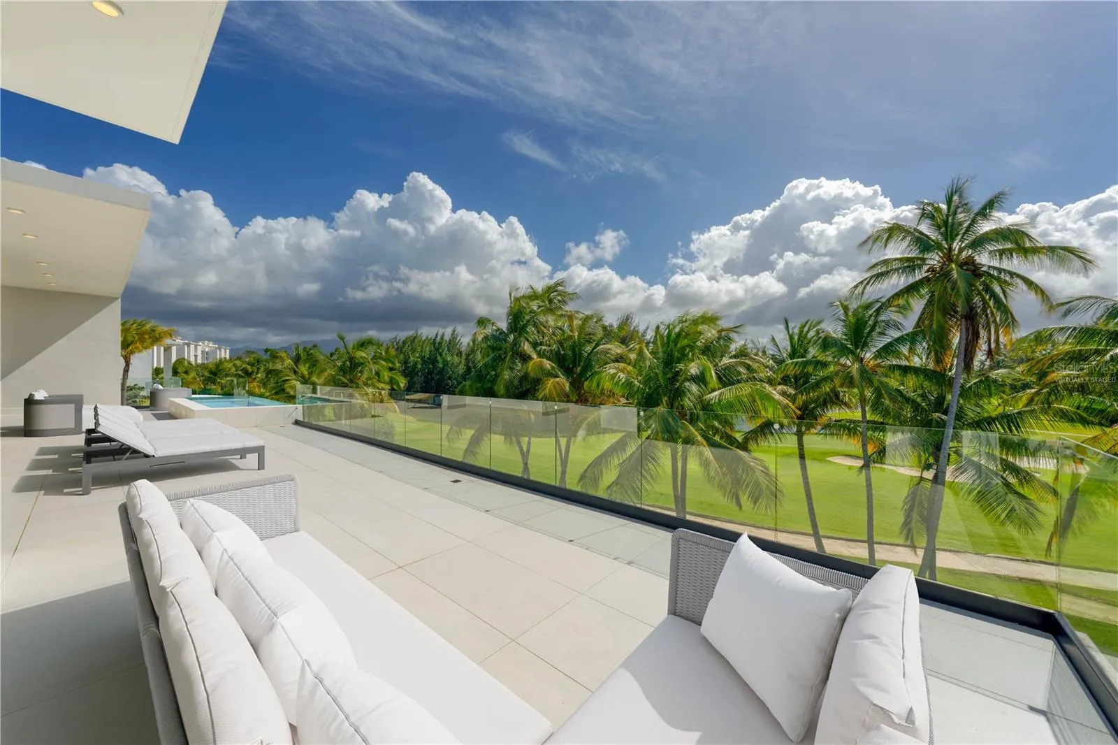 Terrace - This image has been virtually staged and does not reflect the current state of the property.