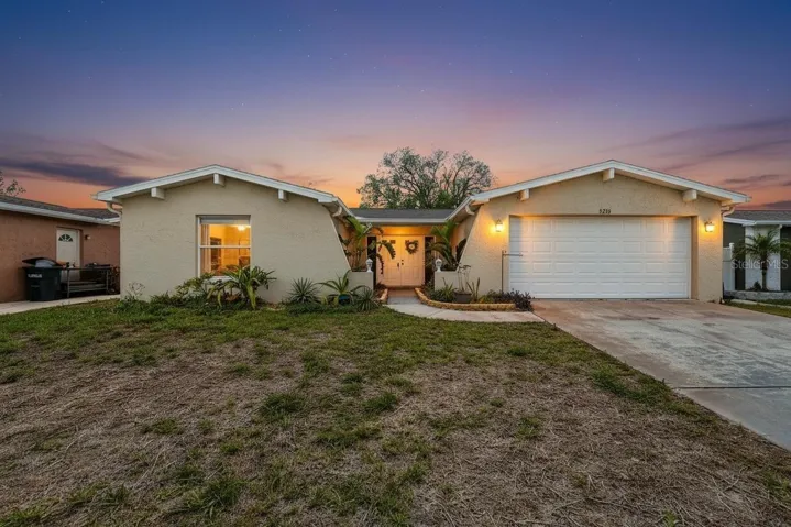 HOME AT SUNSET