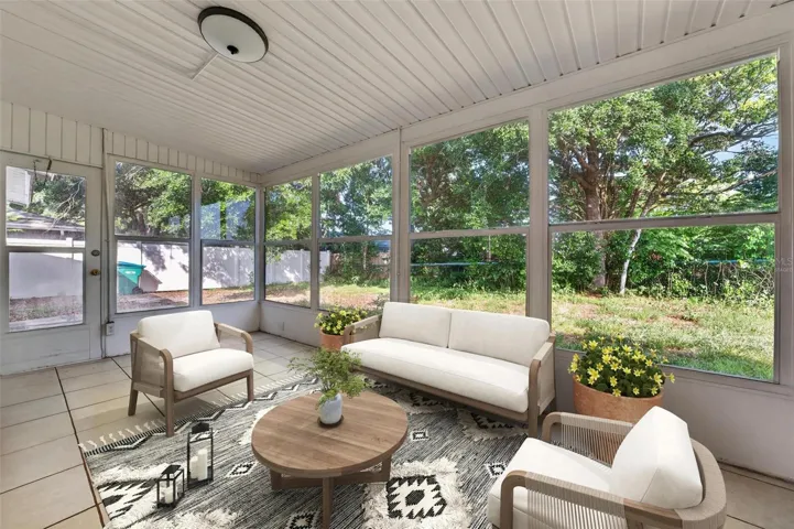 Florida Sunroom Virtually Staged