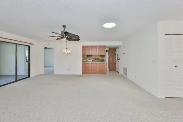 Living Room looking into Kitchen