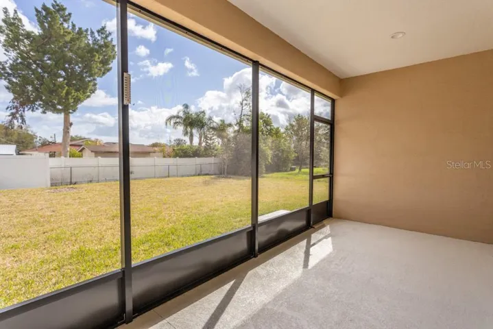 Rear porch
