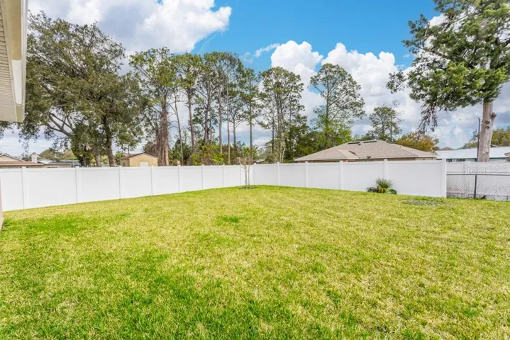Rear yard