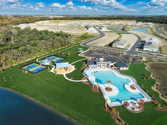Aerial View of Amenities