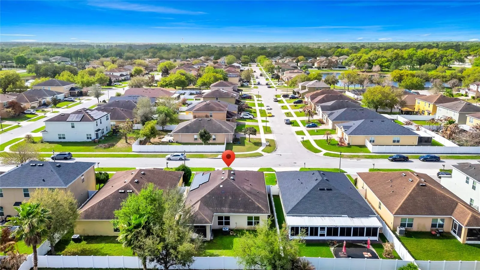 Aerial view of Neighborhood