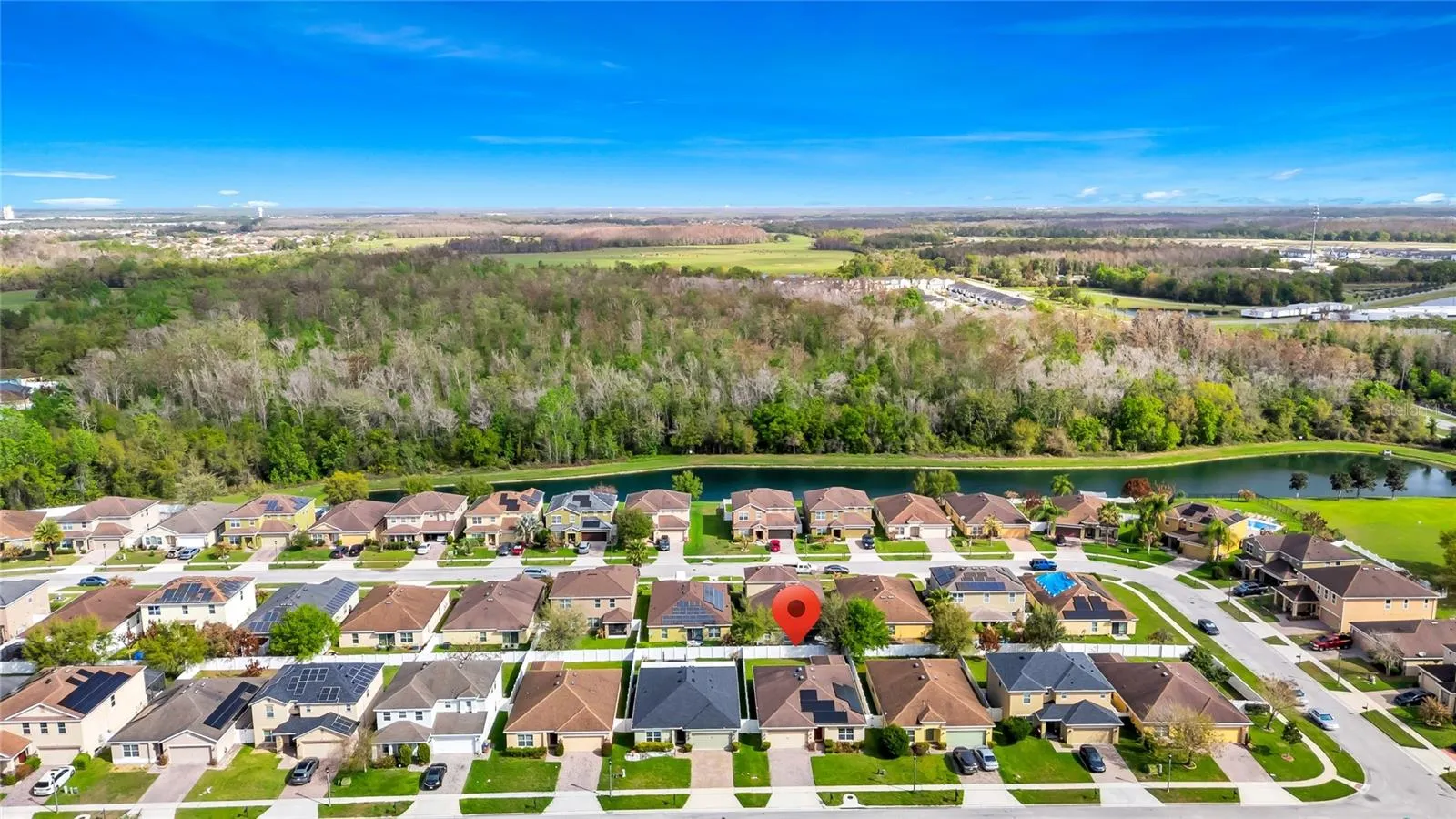Aerial view of Neighborhood