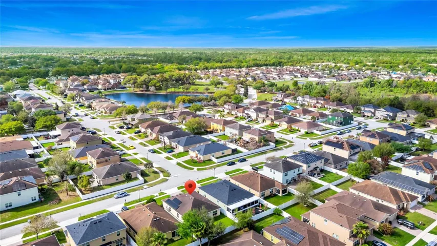 Aerial view of Neighborhood