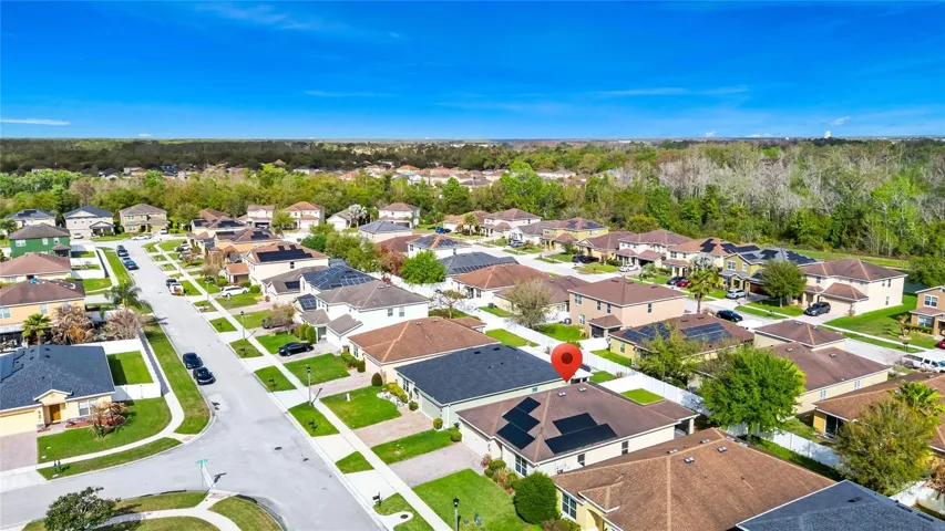 Aerial view of Neighborhood