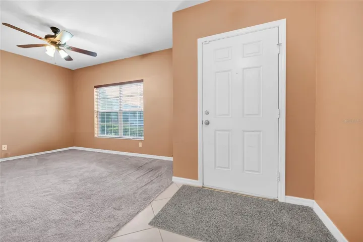 Living Room with the foyer