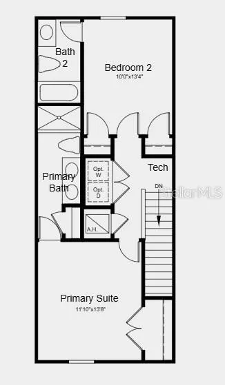 Floor 2 ~ Additional Highlights Include: Refrigerator, washer, and dryer included, and whole-house blinds