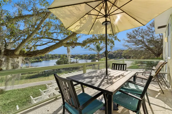 Open deck area with Crystal Lake views