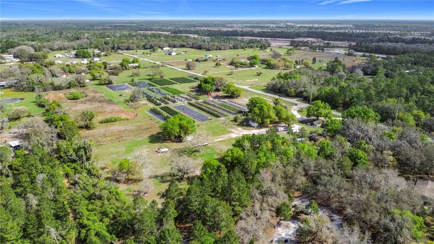 Aerial photo of both parcels