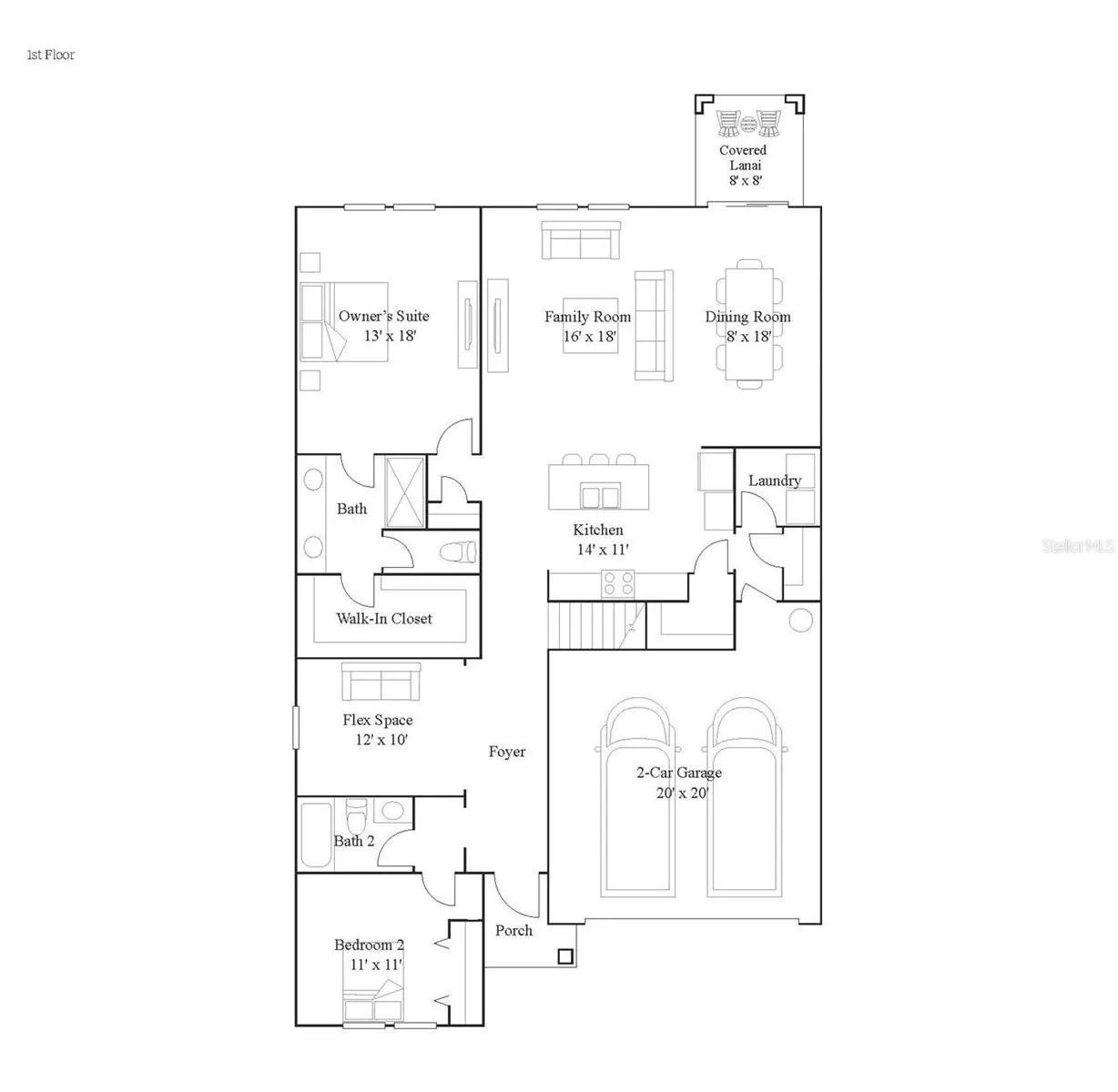 1st floor floorplan