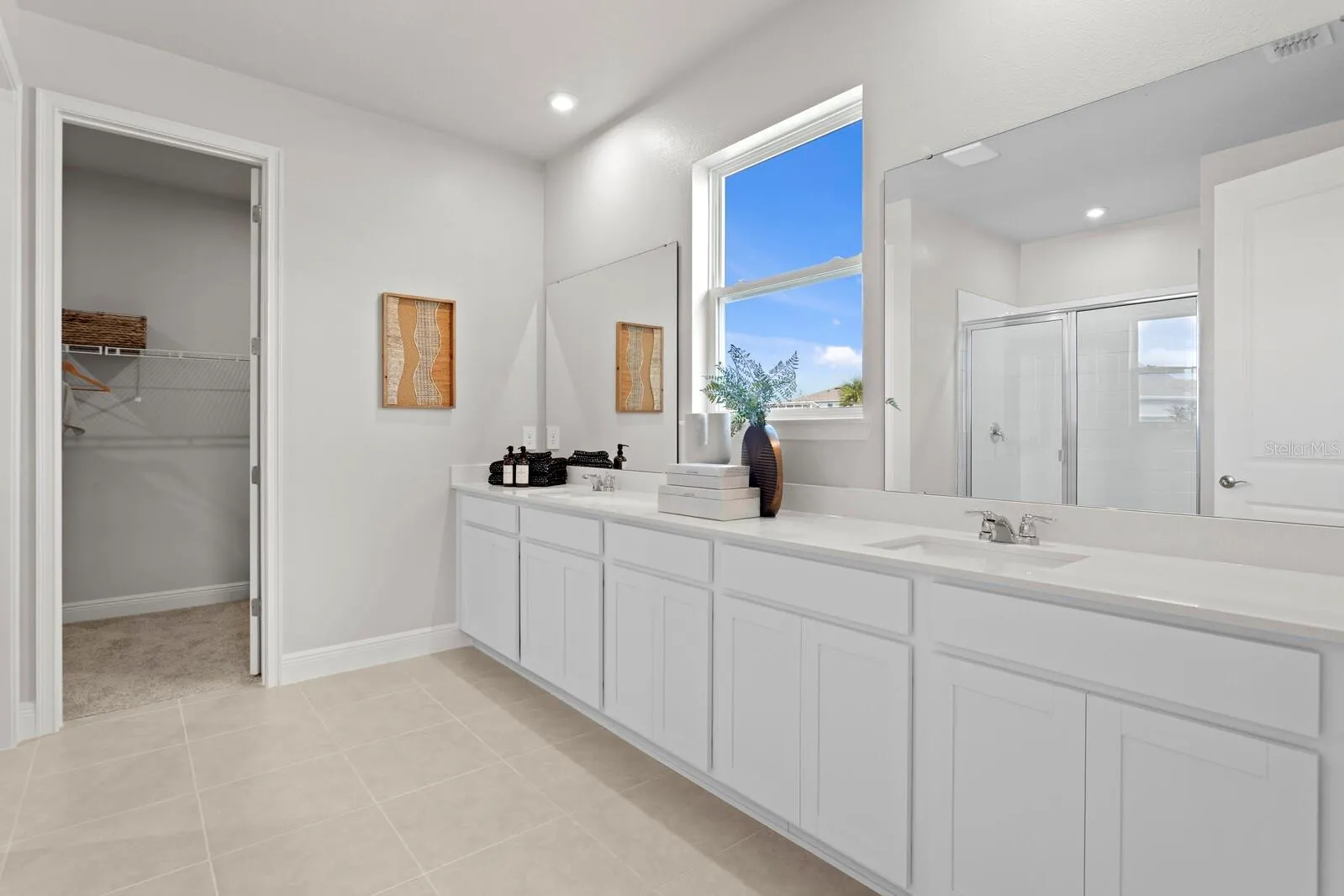 Staged Primary Bathroom