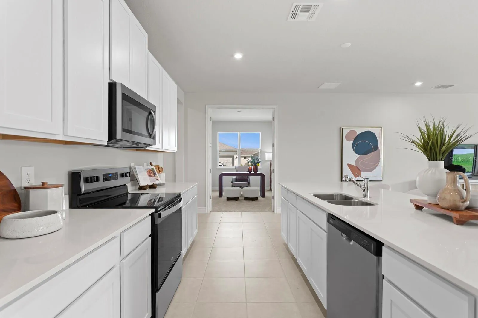 Staged Kitchen