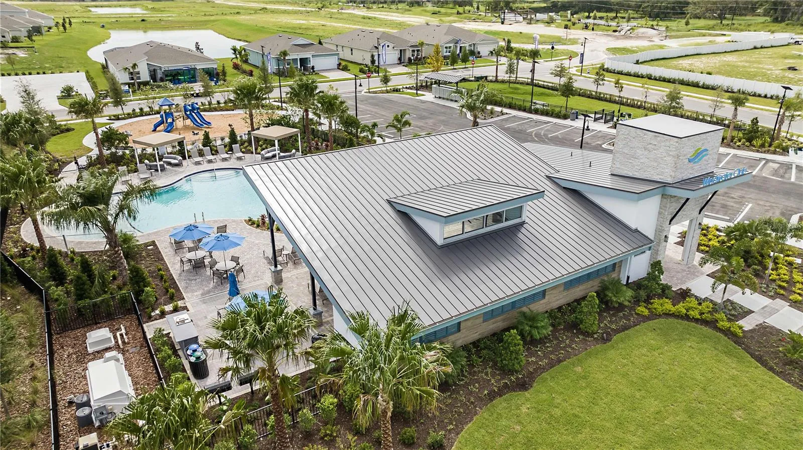 Aerial View of Amenities
