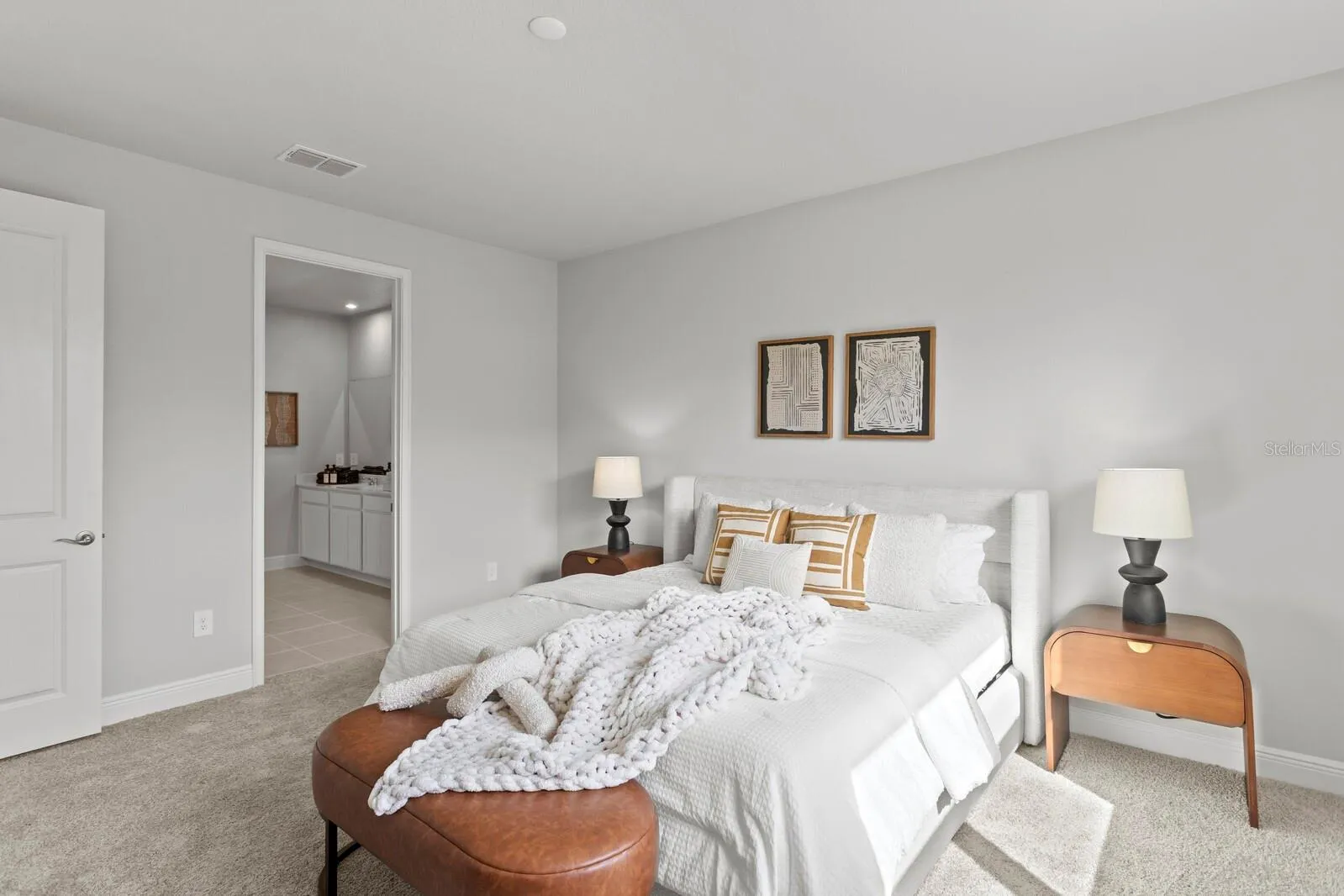 Staged Primary Bedroom