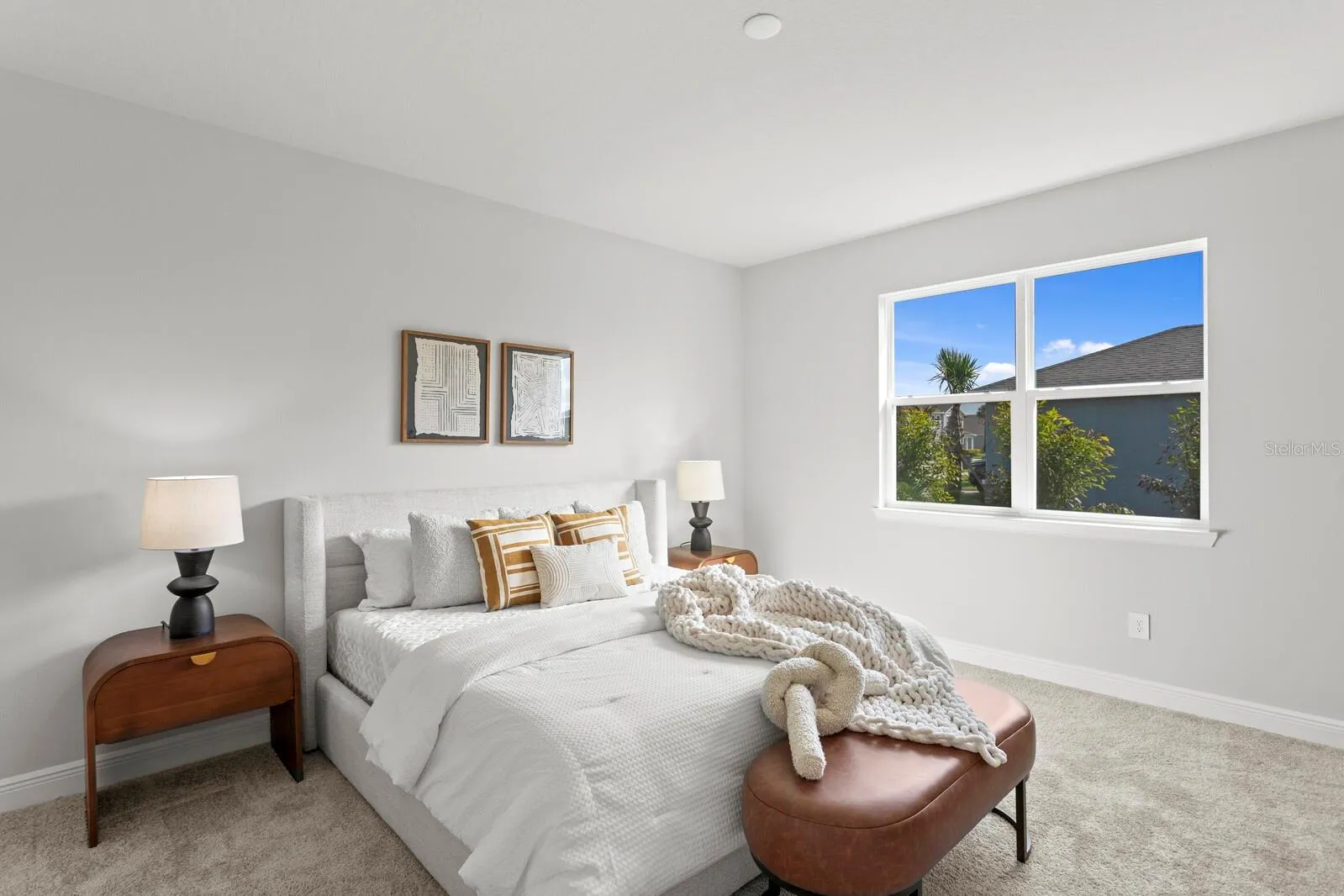Staged Primary Bedroom