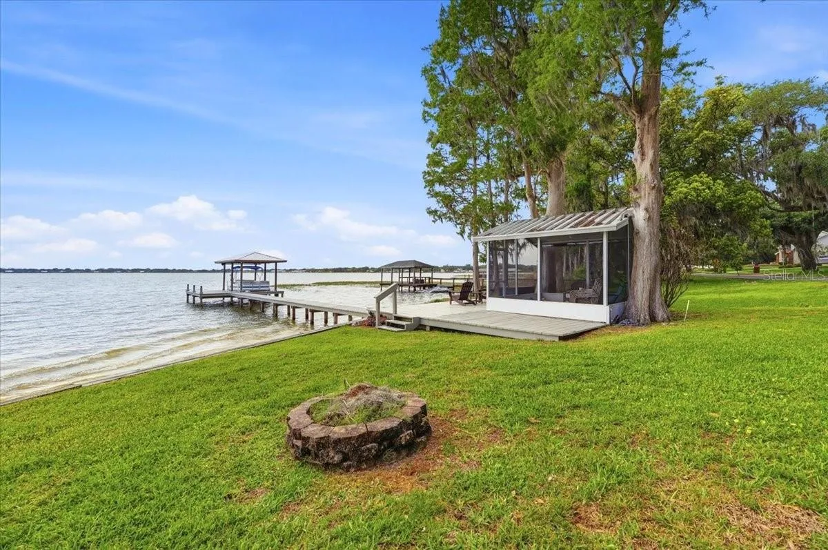 Firepit Beside Lake