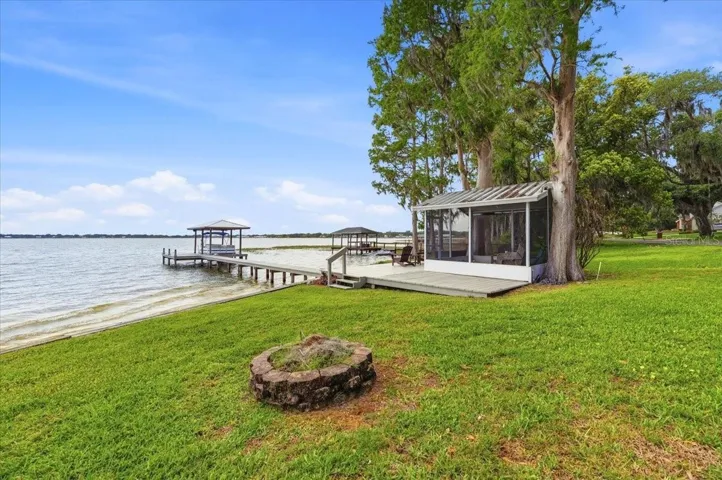 Firepit Beside Lake