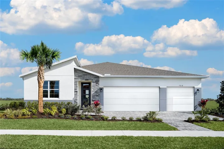 The garage on the exterior shot has been generated as it is the sales gallery right now. It will be converted back to a garage.