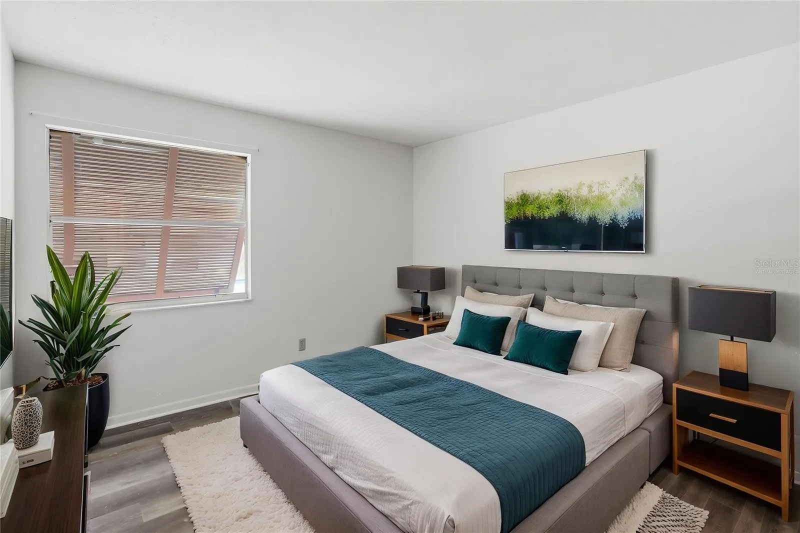 Virtually Staged Primary Bedroom