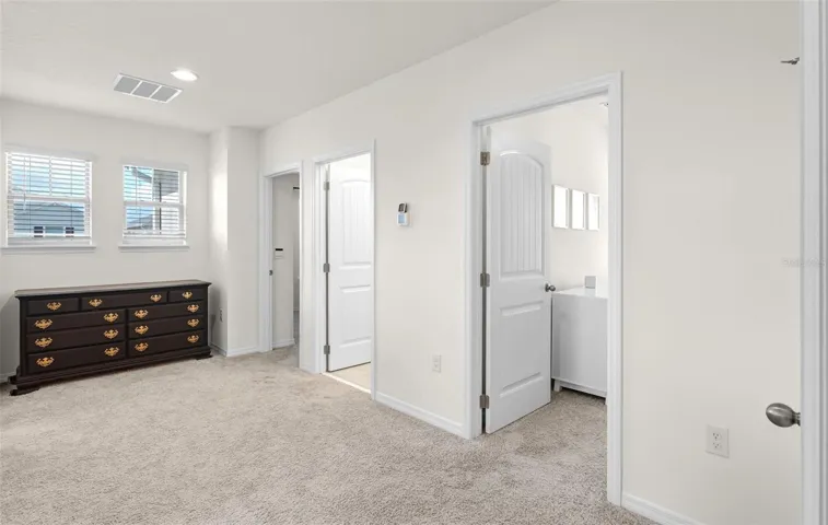 Oversized Hallway has room for Storage!