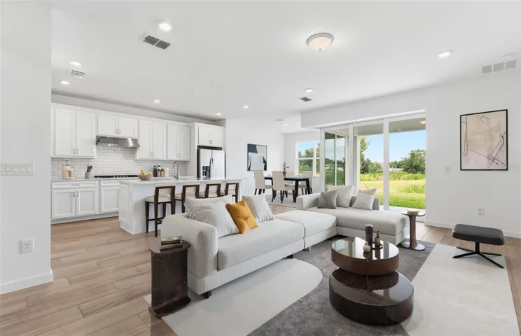 Virtually Staged - Open Gathering Room