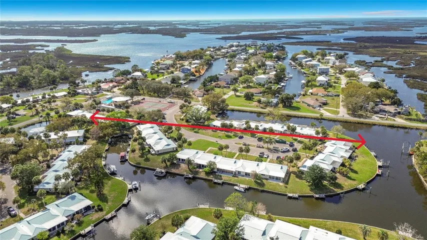 Short walk to your boat slip or dock
