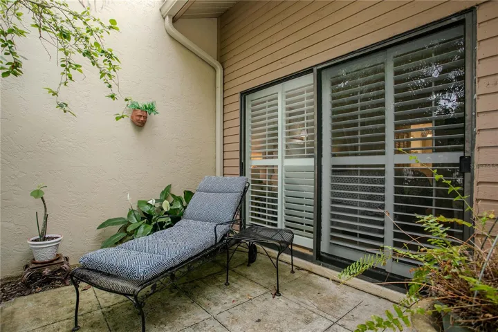 Private Patio off Primary Bedroom