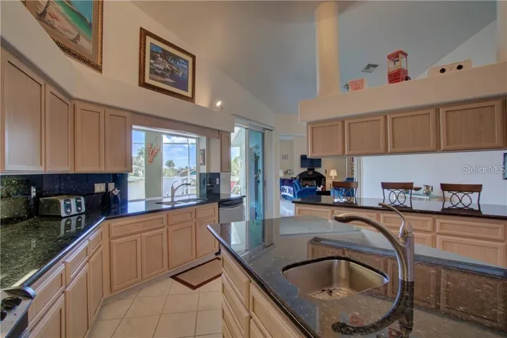 Kitchen- lots of cabinets and storage
