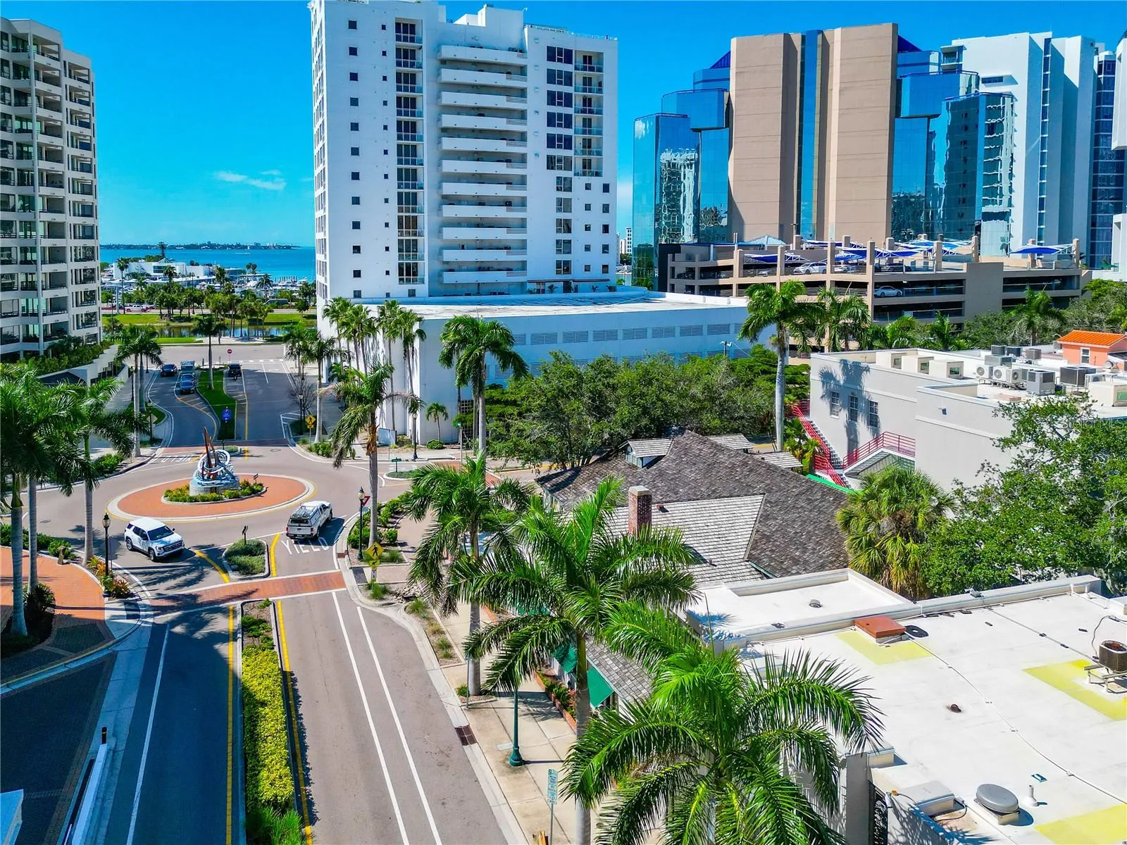 Beautiful rooftop views from The Gallery Sarasota