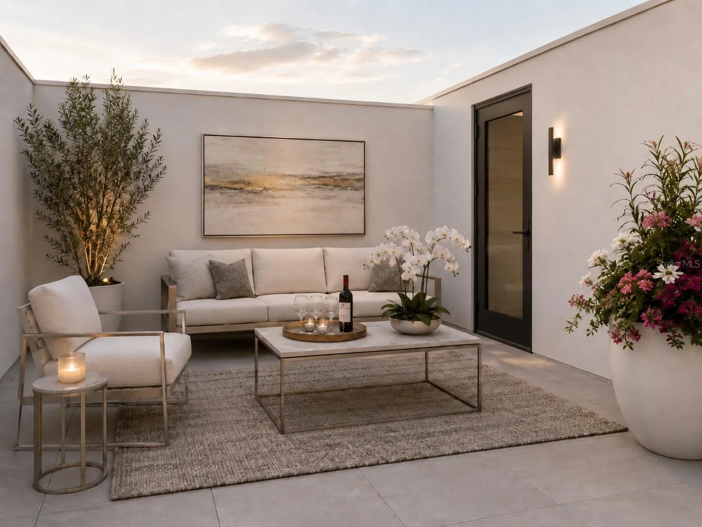 Rare Single Level Living with Two Rooftop Escapes