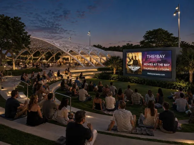 3-Blocks from the Outdoor Movie Theater at The Bay Park