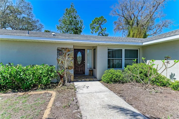 Walkway to front door