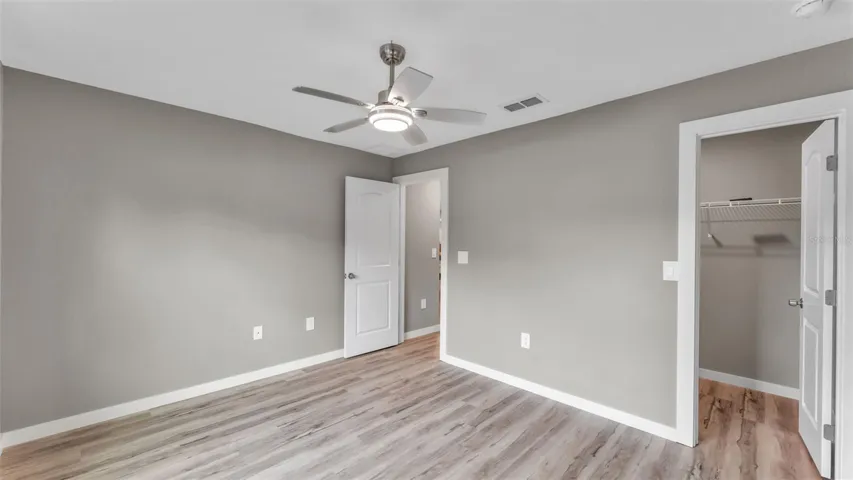Bedroom 2 with walk-in closet