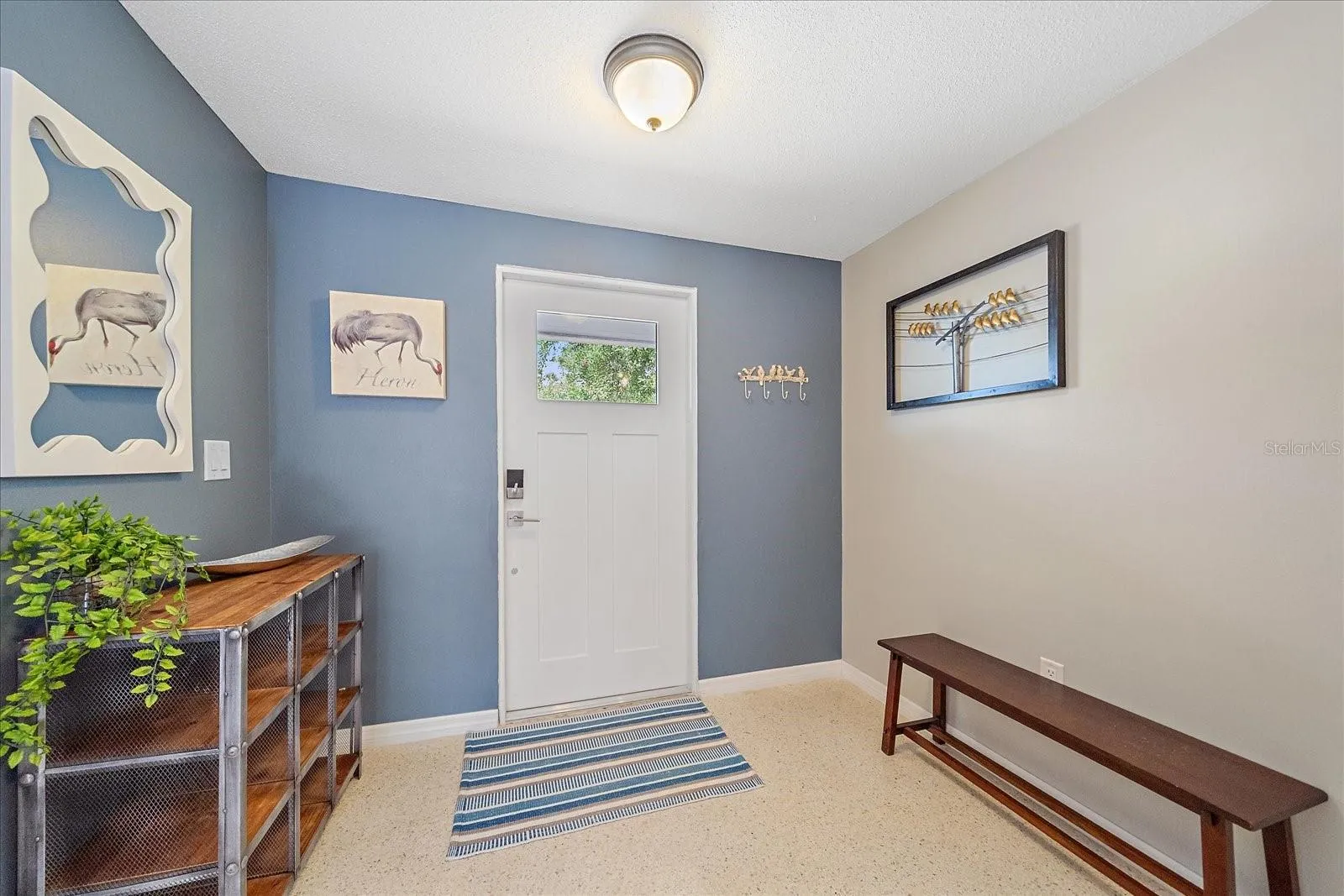 Inside front door