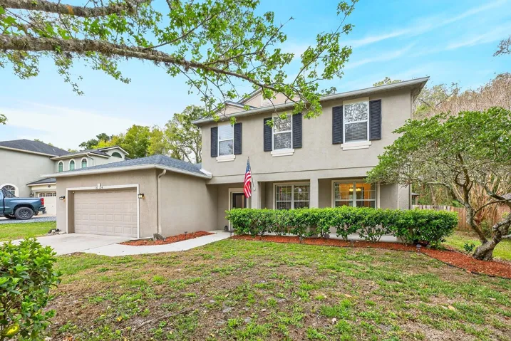 Welcome to this elegant and THOUGHTFULLY UPDATED two-story pool home offering nearly 2,700 SQUARE FEET of refined living space with 5 bedrooms and 2.5 baths.