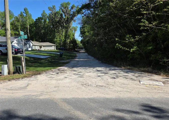 Off of paved roads