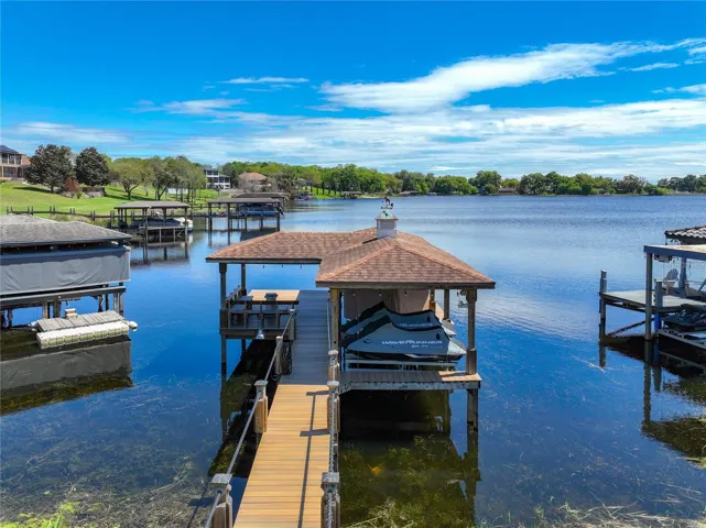 Private Dock with Bass Boat &amp; Jet Ski Lifts