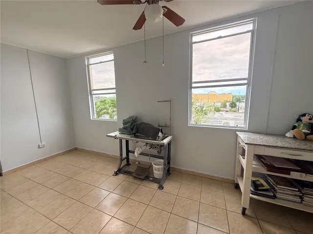 Office space in primary bedroom