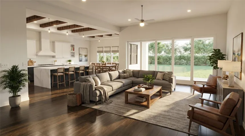 Virtually Staged Great Room
