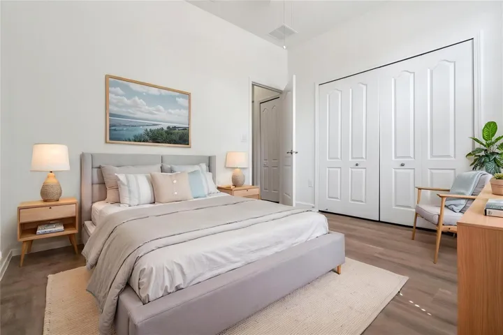Virtually staged bedroom 3