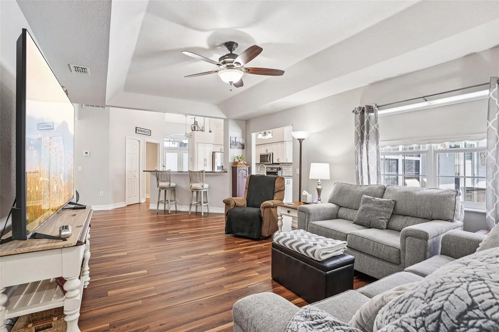 Family room off the kitchen