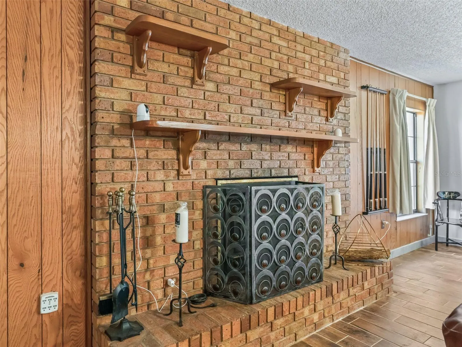 Wood Burning Fireplace